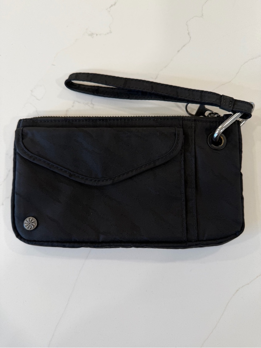 Athleta Black Wristlet Clutch